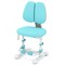 Adjustable Ergonomic Kids Study Chair with Double Backrest Footrest & Height Adjustable Seat